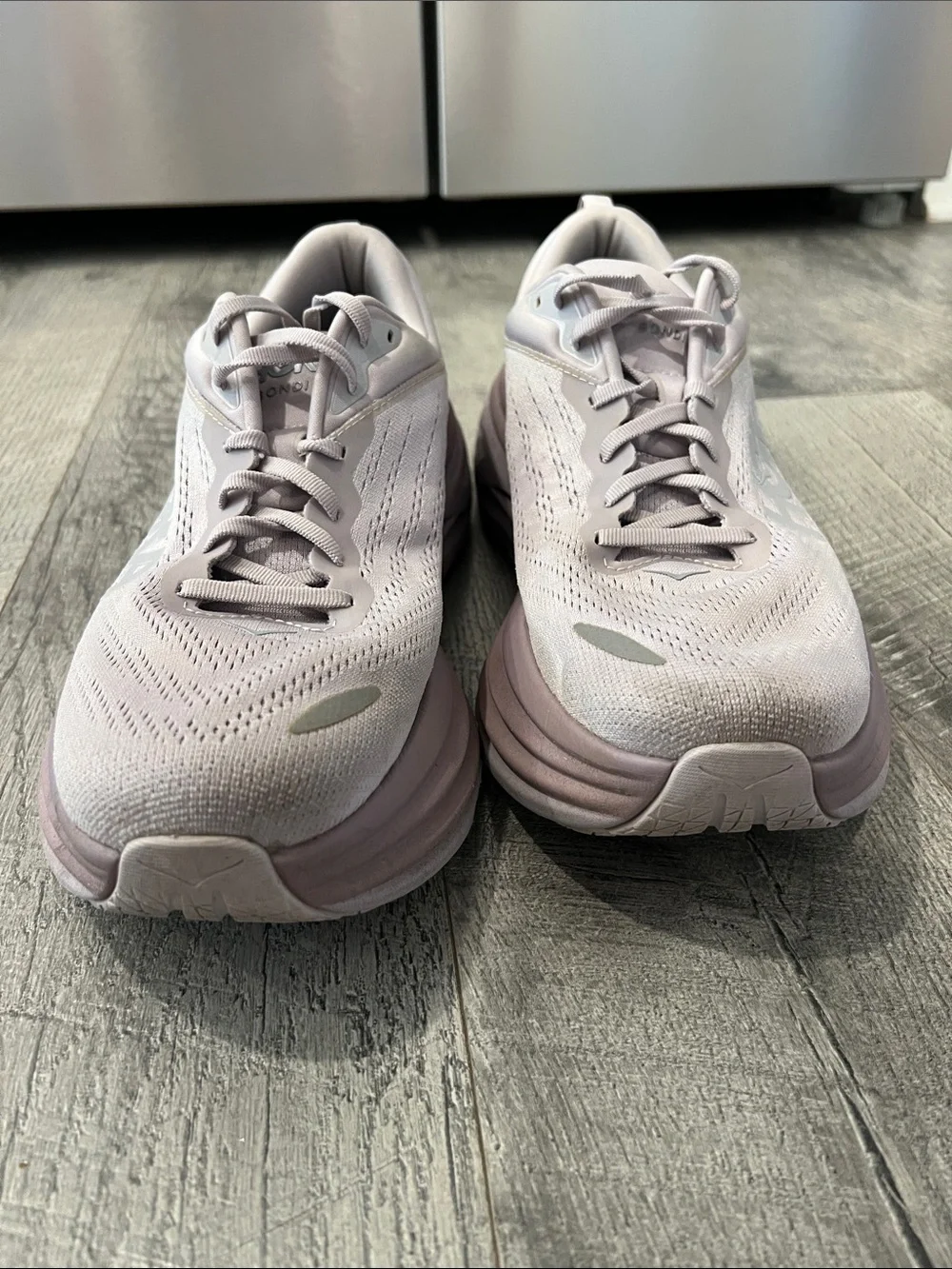 Hoka Women's Light Purple Cloudlike Running Sneakers